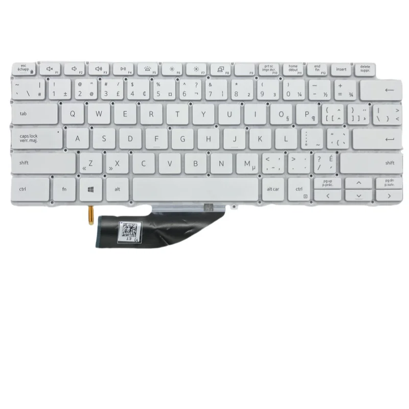 CF Backlit Laptop Keyboard for Dell XPS 13 9310 2-in-1 7390 2-in-1 P103G NSK-ET2BC NSK-ET0BC 03PMXP 0RD0CJ 06DKJ8