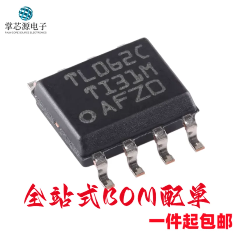 10PCS Original Genuine TL062CDR SMD TL062C SOIC-8 Dual General Purpose Operational Amplifier ICCS