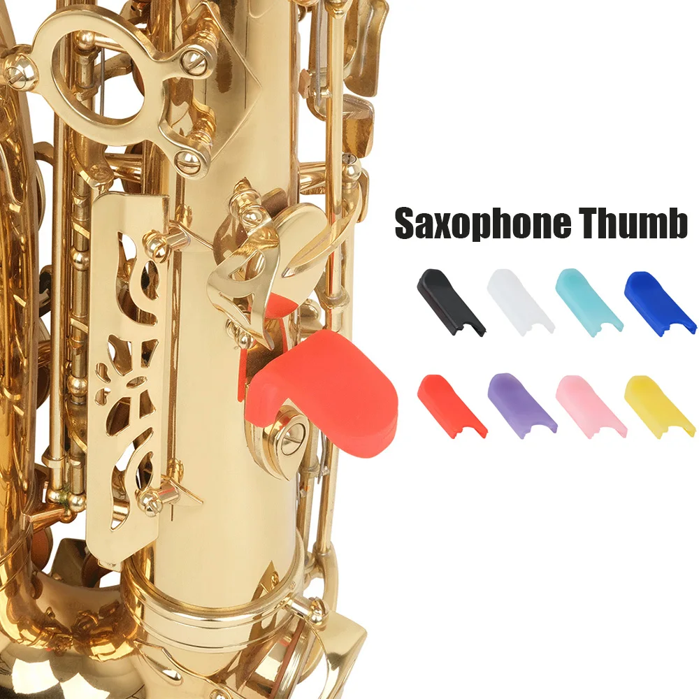 

2Pcs/Set Saxophone Finger Rest Cover With Saddle Color Silicone Thumb Rest For Saxophone Professional Universal Accessories