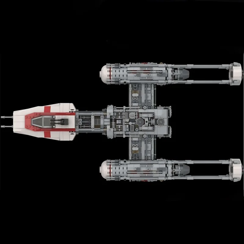 1802 قطعة MOC UCS المقاومة Y الجناح ستارفايتر نموذج اللبنات لعبة الهندسة المعمارية لتقوم بها بنفسك الطوب الإبداعي هدايا عيد الميلاد للأطفال #5