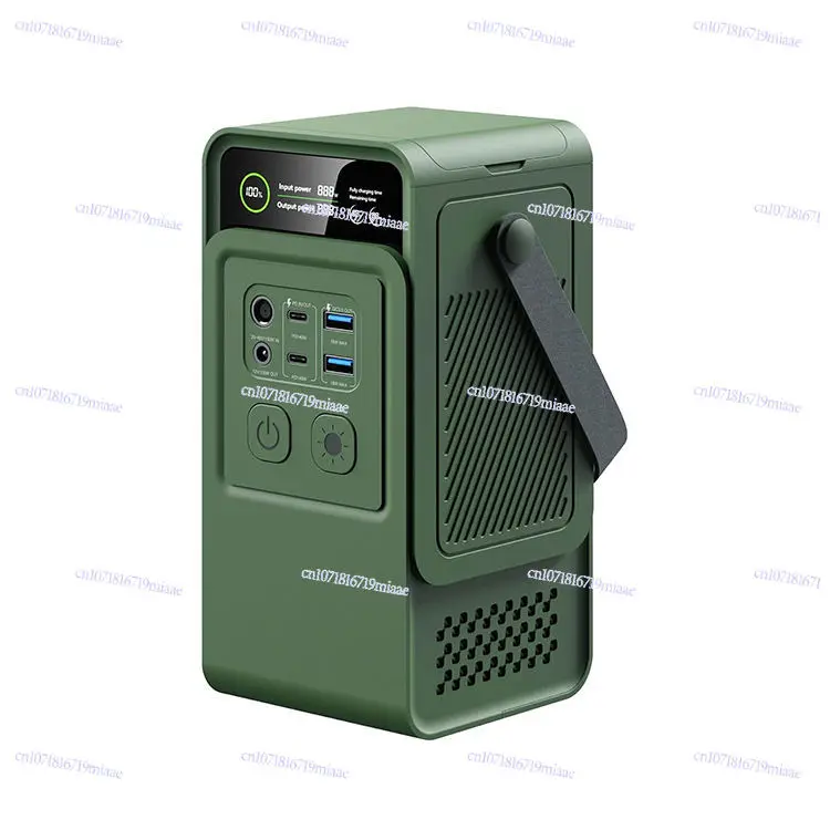 

200W 192WH portable outdoor power bank with solar charging for camping, mobile phones and laptops