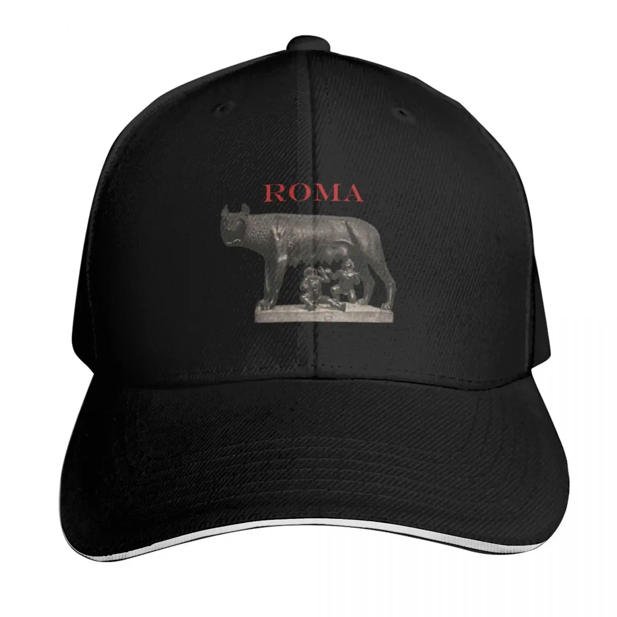 Romulus and Remus Baseball Cap Streetwear Hip Hop Trendy Vintage Retro Embroidered Lightweight Packable