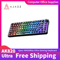 Ajazz AK820Max Ultra Magnetic Switch 3-mode Gaming Keyboard Full Key Hot-swappable Non-conflict Custom Key Wired Keyboard