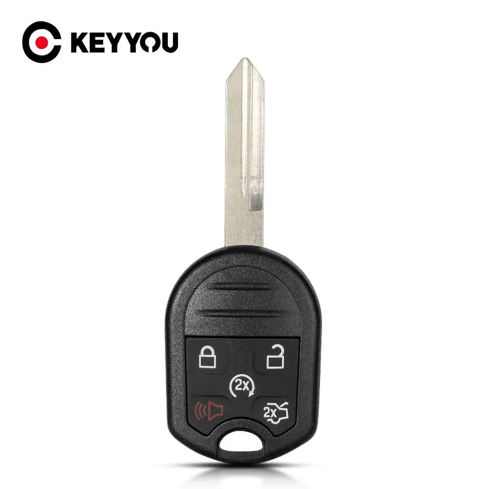 

KEYYOU 1PCS Replacement Remote Key Case For Ford Edge Explorer Ranger Expedition Mustang Escape Taurus Mazda Tribute FO38 Blade