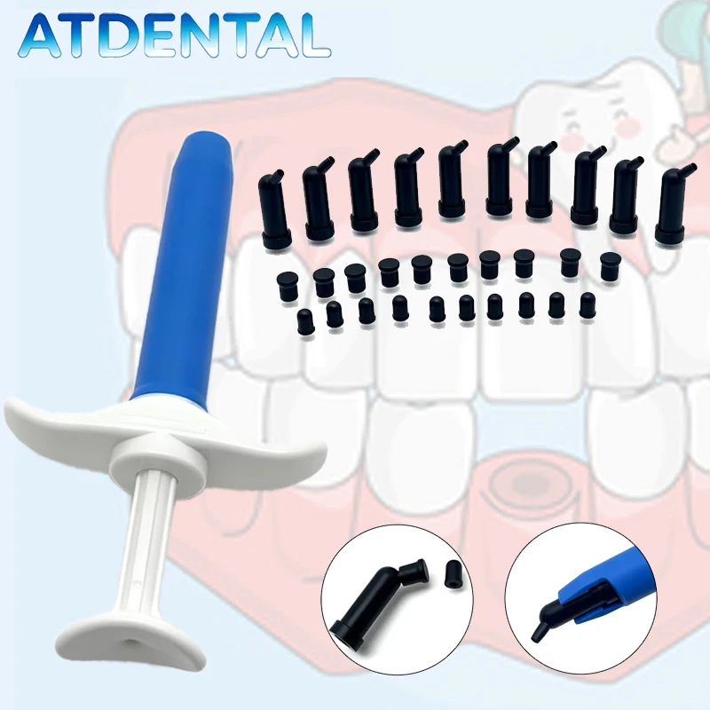 

Dental Composite Resin Applicator Dispenser Syringe Capsule Plug Injection Applier Resin Pusher