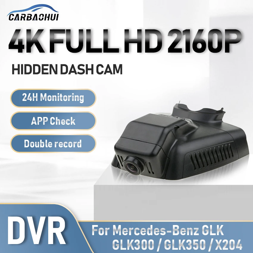 

4K Car DVR Camera Dash Cam Wifi Driving Video Recorder For Mercedes Benz GLK Class GLK300 GLK350 X204 Deluxe Model General Model