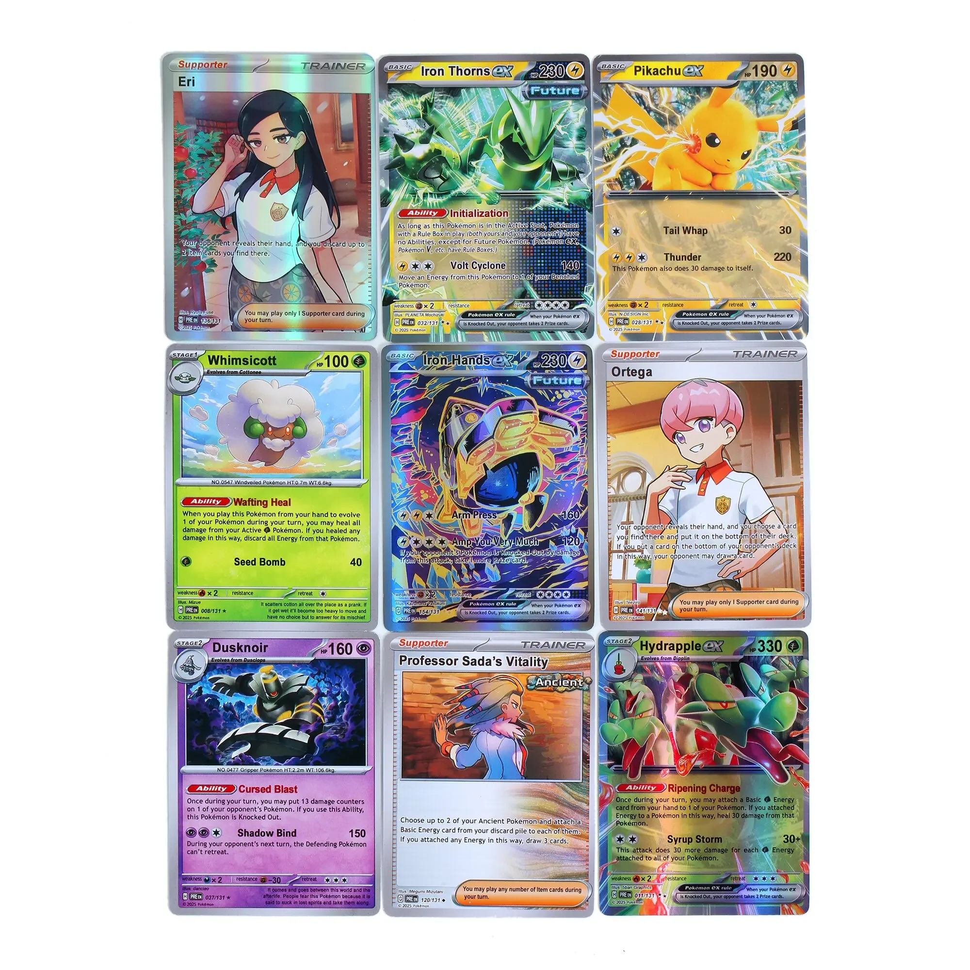 ！Prismatic Evolutions 360Pcs Pokemon Card Journey Together Stellar Crown 151 Ultra Prism English Booster Battle Transaction Card