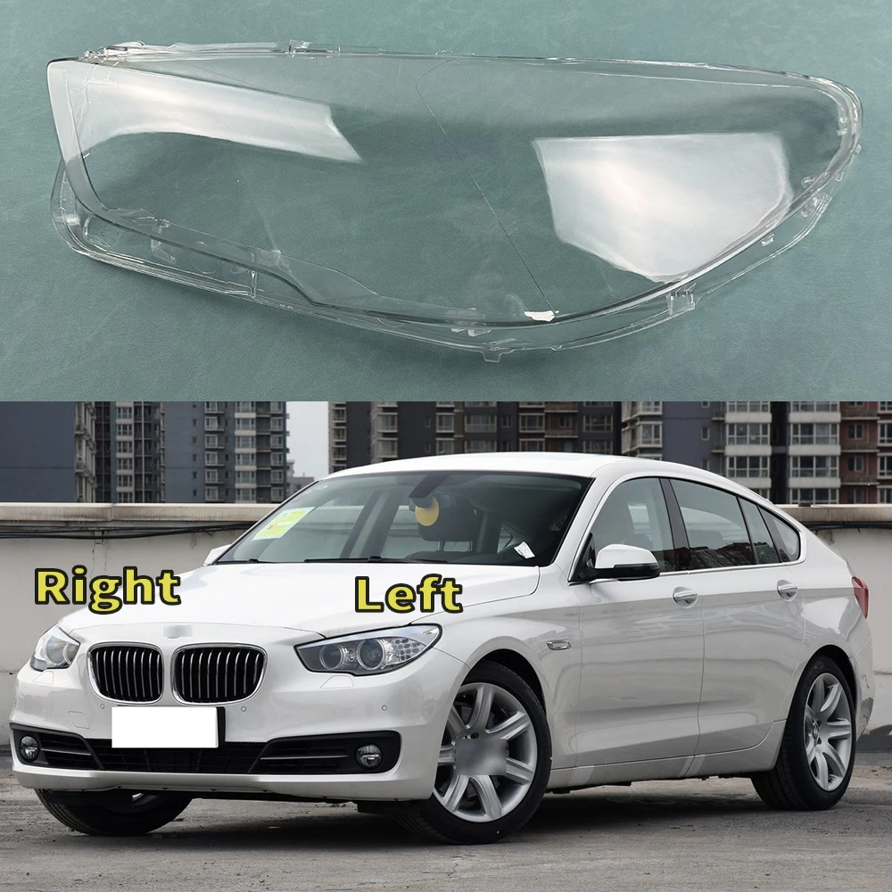 For BMW 5 Series GT F07 GT525 GT530 GT535 GT550 2010-2017 Front Headlight Glass Cover Headlamps Transparent Shell Lens Case