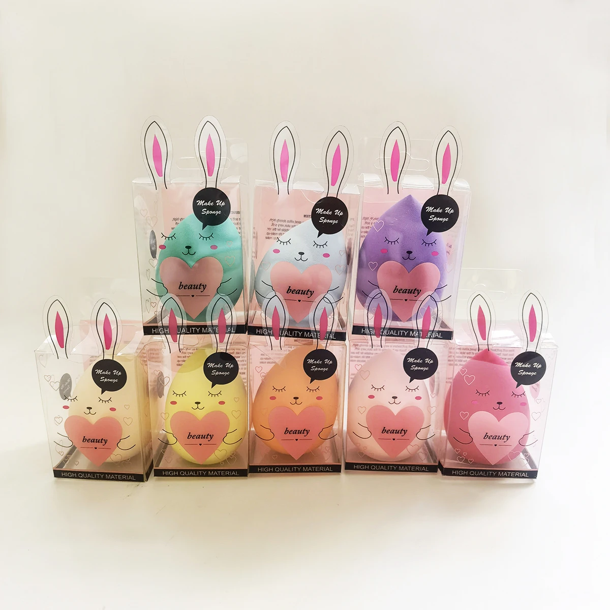 Mélangeur de maquillage professionnel, éponge à usage humide et sec, fond de teint, correcteur, mélangeur, outils de maquillage bouffants cosmétiques, vente en gros