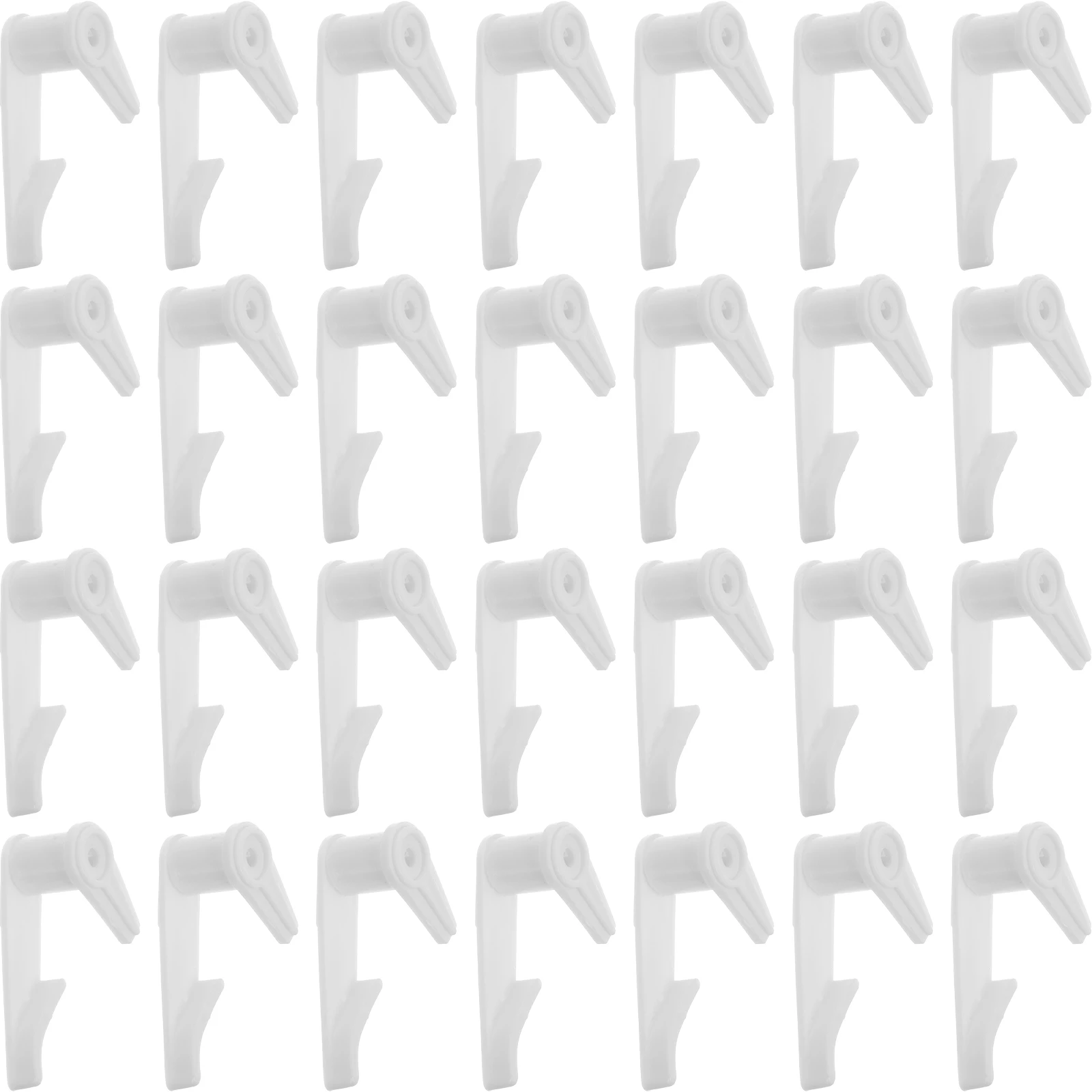 

100 Sets Lampshade Clips Flush Mount Buckle Durable Easy Install Remove Ceiling Light Accessories PP Material Small Clips