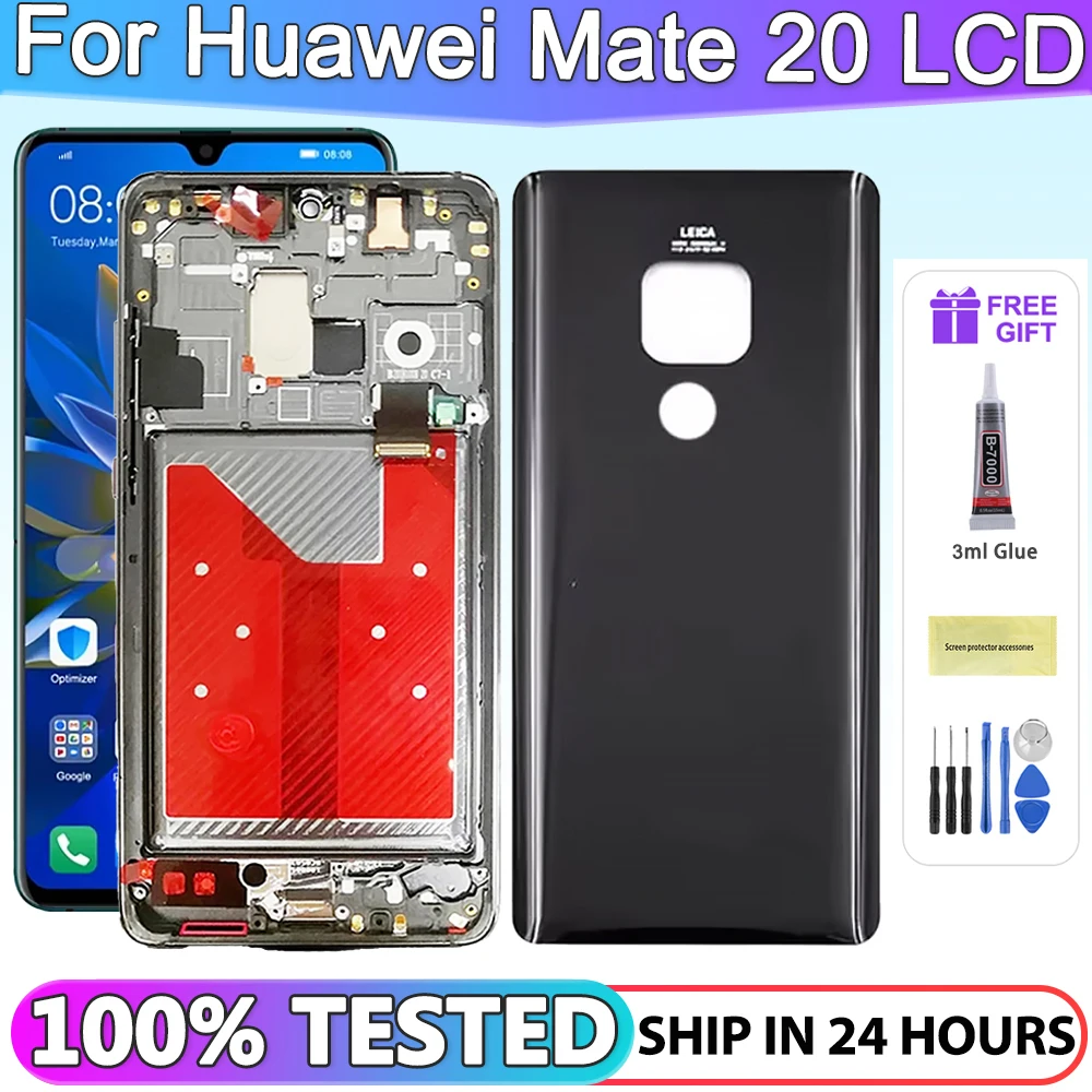 

New 6.53'' Display For Huawei Mate 20 LCD Touch Screen Digitizer Assembly For Mate 20 SNE-AL00 SNE-LX1 Display Replacement Parts