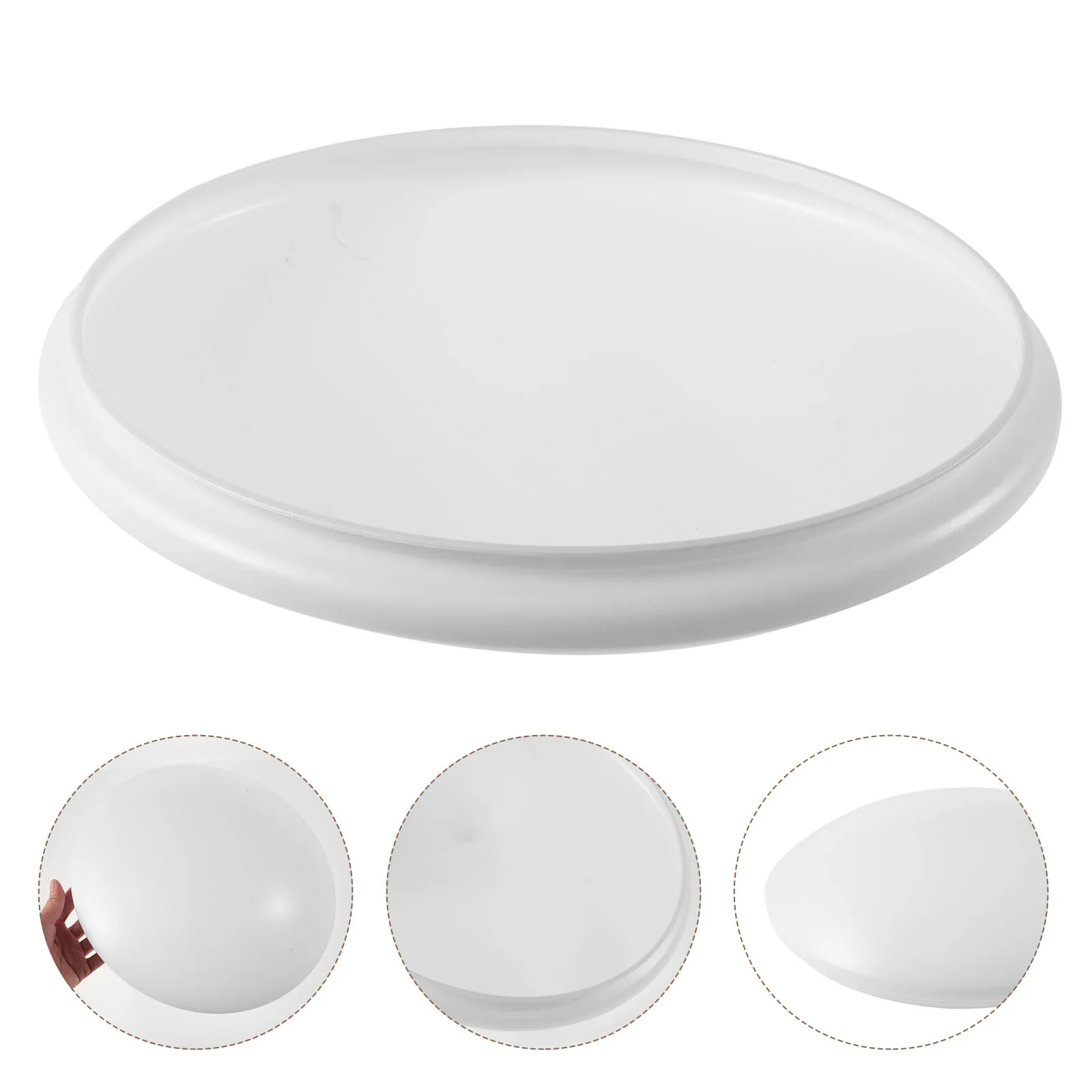 غطاء خفيف للسقف من الأكريليك بتصميم عاكس الضوء المستدير وإضاءة ناعمة لغرفة النوم وغرفة المعيشة والمكتب #3