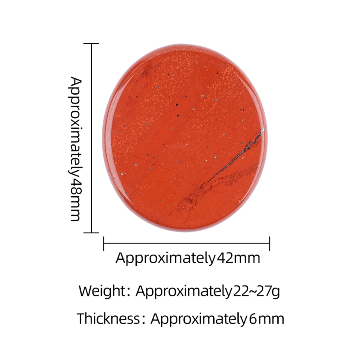 Natural Gemstone Slice 42x48mm Handmade Craved Real Crystal Stone Disc for Home Decor DIY Craft Coaster Ornament Pendant - view 3