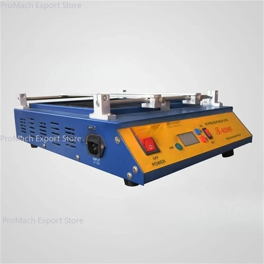 PUHUI T-8280 PCB Preheater IR Infrared Preheating Station Preheat Plate SMD Rework Station 0-450degree Celsius Solder RepairTool