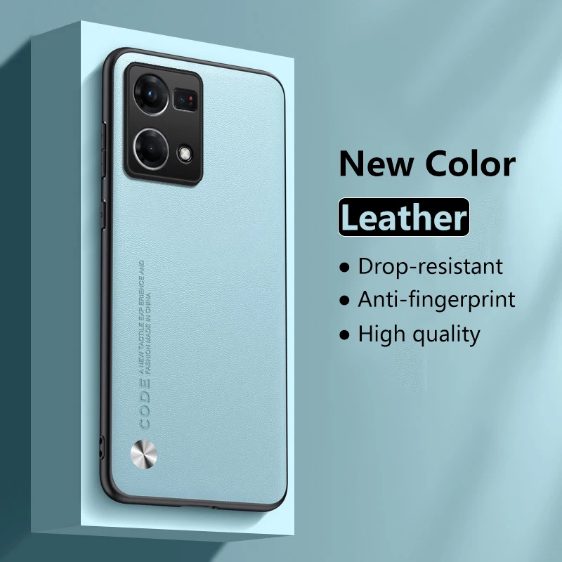 

Leather Case for Oppo Reno7 4G Reno 7 4G Carbon Fiber Matte Silicone Protection Hard Luxury Phone Cover OppoReno7 CPH2363 Coque