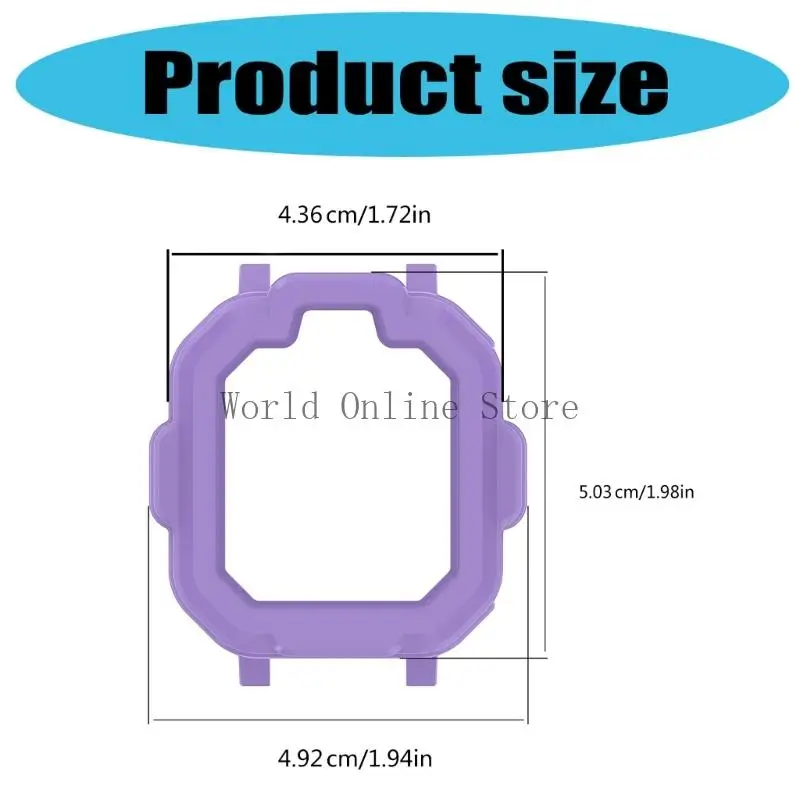 TPU Case Kids Smartwatch Cover Lightweight Protective Shell for TickTalk 5 Watch 87HC