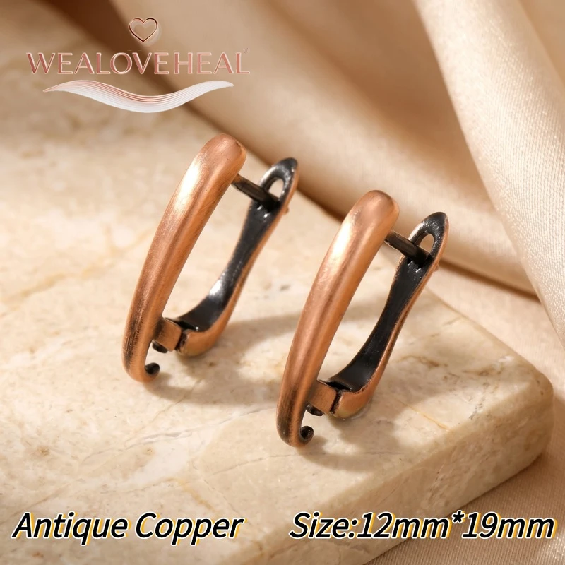 schmuckherstellung zubehör,Vintage Antik-Bronze Ohrhaken, Antik-Kupfer-Messing Ohrringhaken für Handgemachte DIY Schmuckherstellung – Detail 26