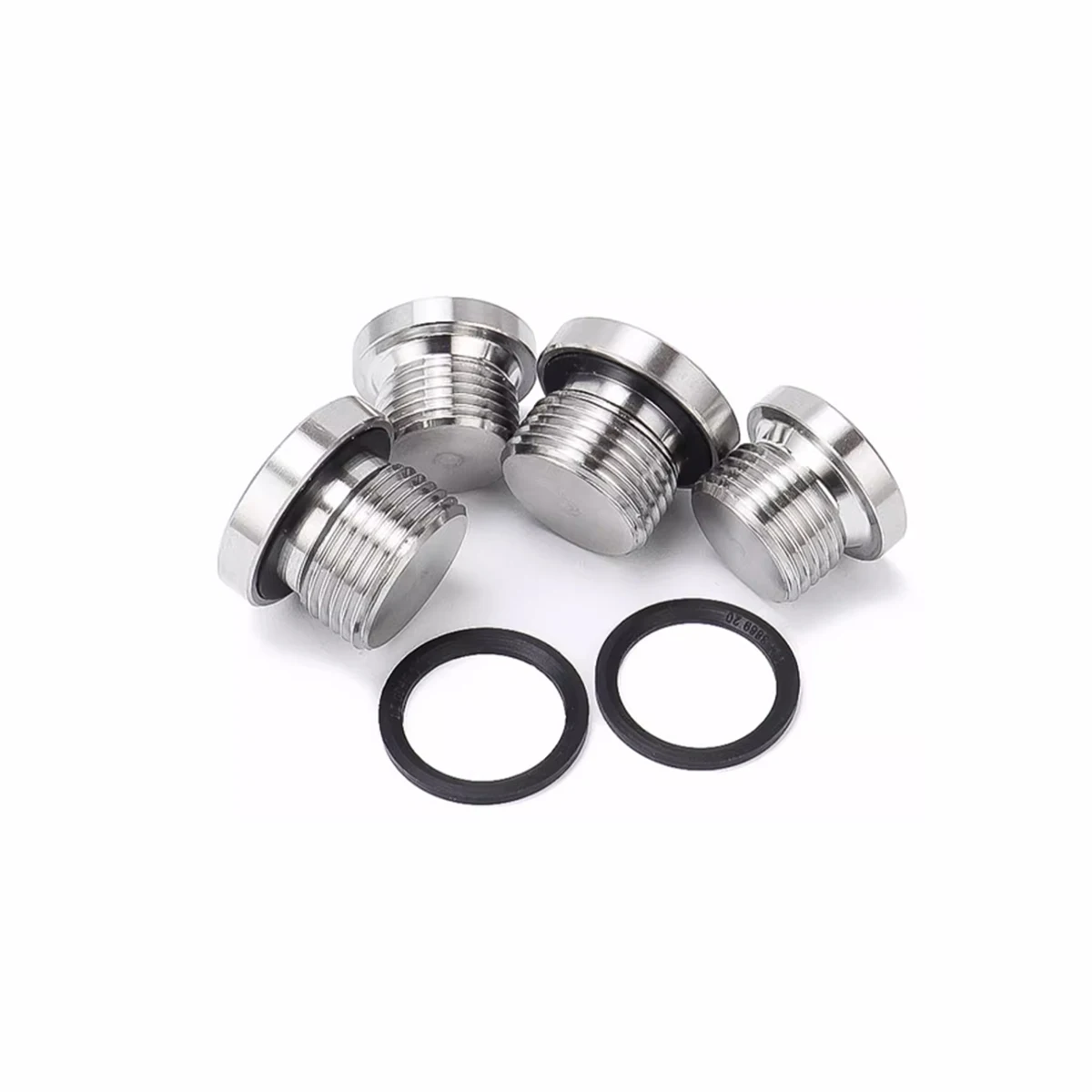 

304 Stainless Steel Hexagonal Flange Face Plug Sealing Oil Plug Screw Ed Ring M24/M25~M48