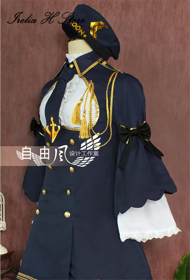 irelia H Azur Lane London Cosplay Costume JK Dress female Custom made/size