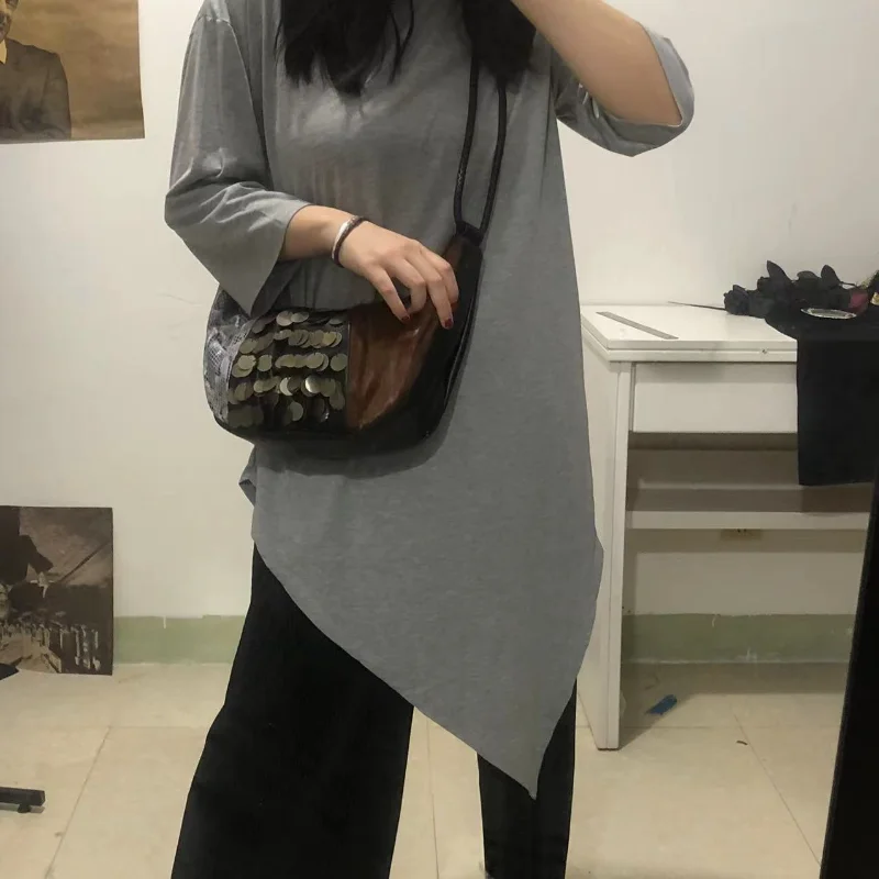 Original Sequin Mohair Snake-print Color Splicing Retro One Shoulder Crossbody Crescent Dumpling Bags for Women сумка женская