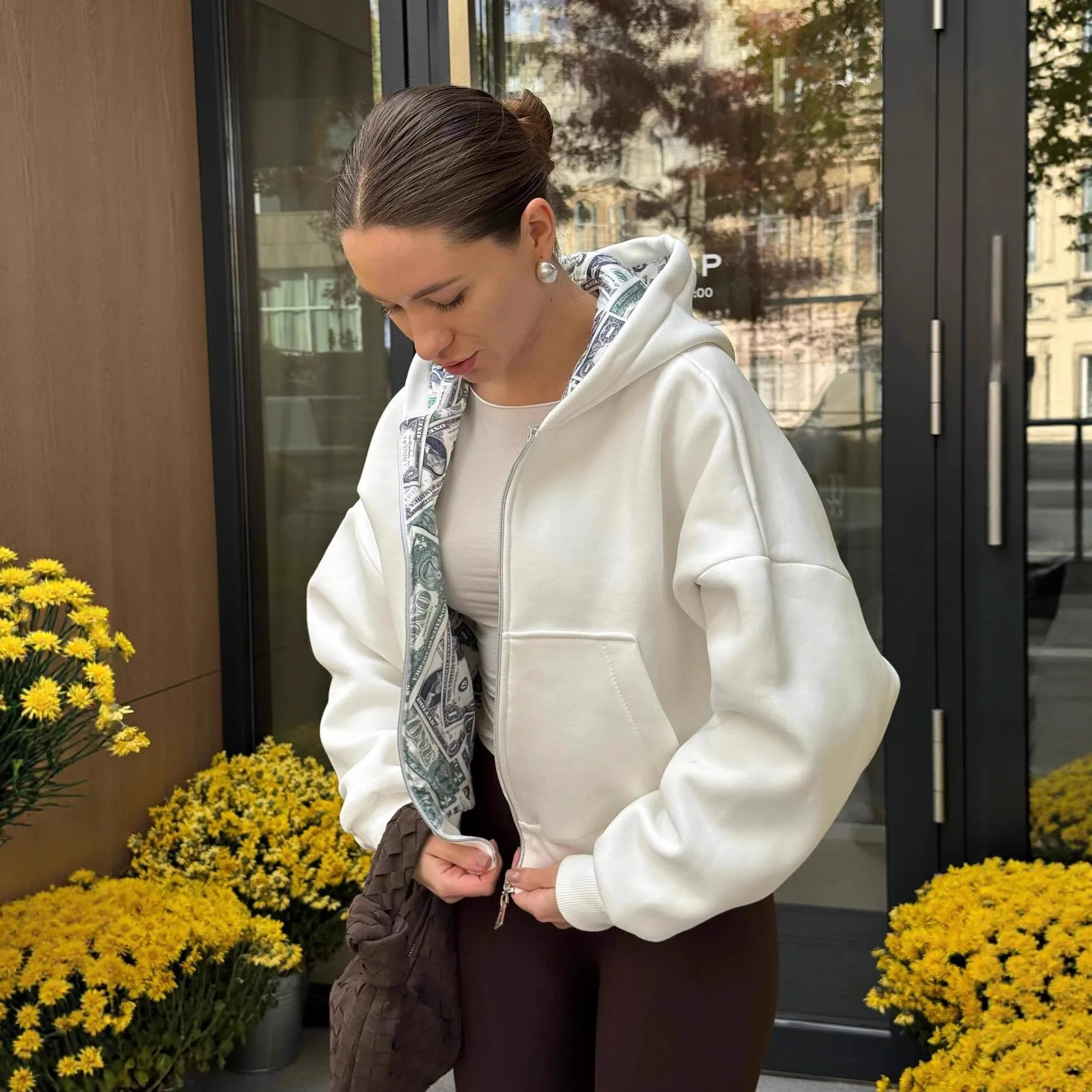 

Осенне-зимняя флисовая куртка-худи унисекс 2026 в стиле Харадзюку Y2K, двусторонняя, универсальная, повседневная, для уличной моды