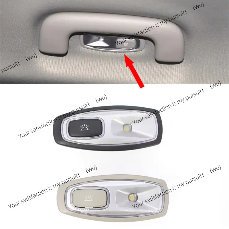 Black beige 1pc For 2016 Kia K5 SPORTAGER kx7 Azira black Rear reading lamp Roof armrest rear dome lamp 92870-d6110