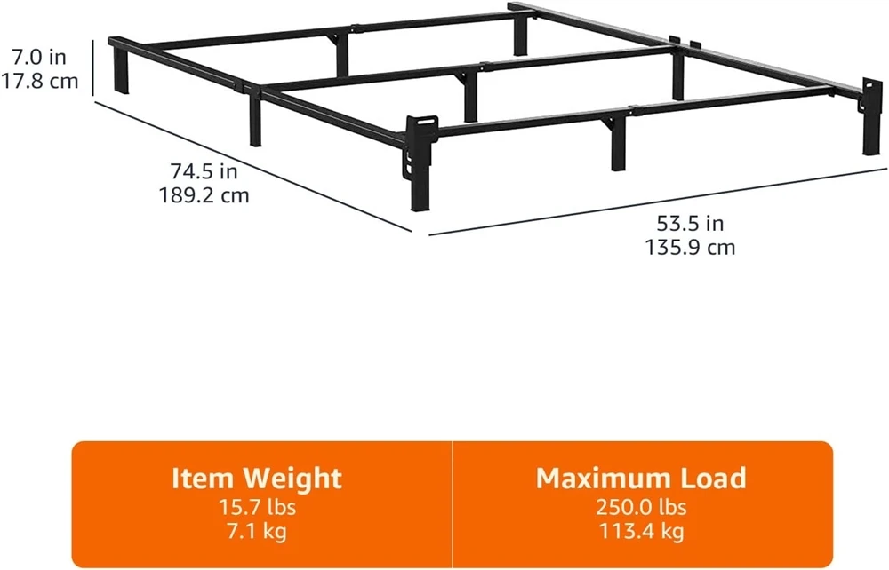 Metal Bed Frame Factory Direct Under Storage Platform Bed Base