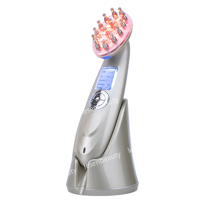 Electric Laser Hair Growth Comb Anti Hair Loss Massage Treatment Infrared Red Light EMS Vibration Massager Hair Brush Scalp Care