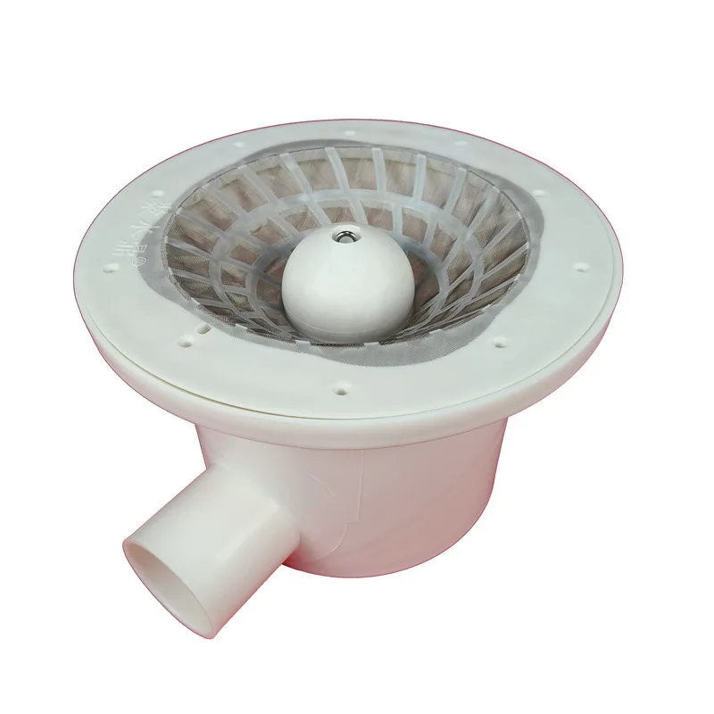 Pesca acuática curvatura interior sin ángulo muerto aguas residuales inodoro bola colgante malla de alambre de acero inoxidable pescado