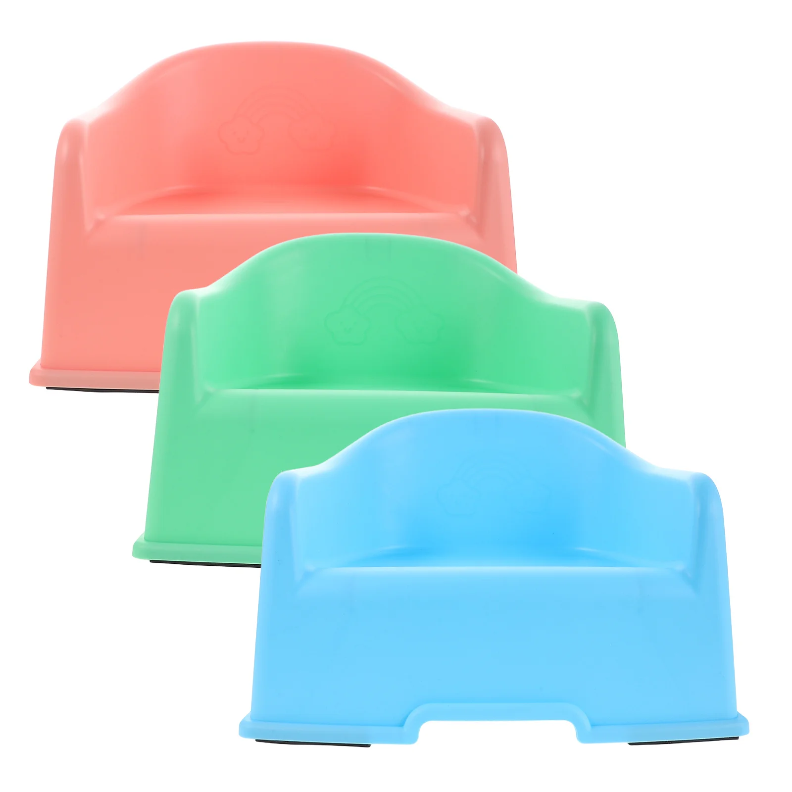 3 szt. Stołek dla dzieci, pogrubiony plastikowy stołek łazienkowy, krzesełko dla malucha, podnóżek pod prysznic, stołek do kąpieli, podnóżek do toalety, stopień do łazienki dla malucha