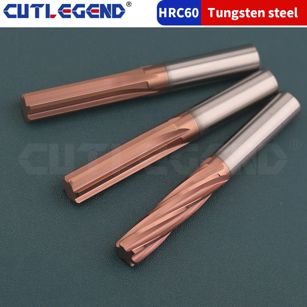 Carbide Machine Reamer Spiral straight 3.01-3.09 3.41-3.49 3.51-3.59 3.91-3.99mm 4 Flute CNC Chucking Reamer Cutting Tools