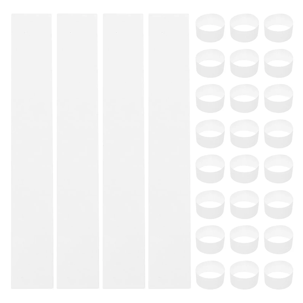 

150 Pcs Cash Strapping Banknote Wrapping Bands Dedicated Money Wrappers Double Offset Paper