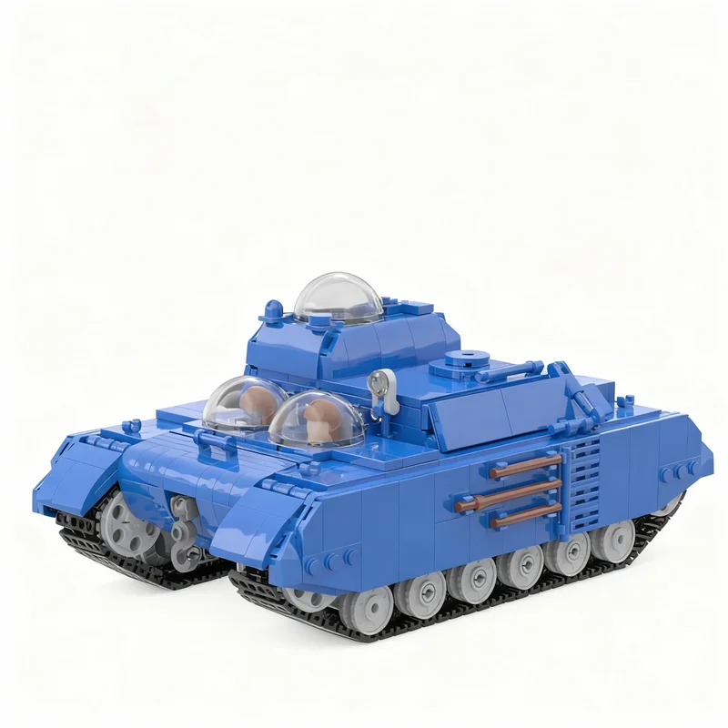 862pcs MOC Moon Tank Tintin Explorers On Icons Model Building Blocks DIY Gift Creative Collectible Display Decor Premium Adult