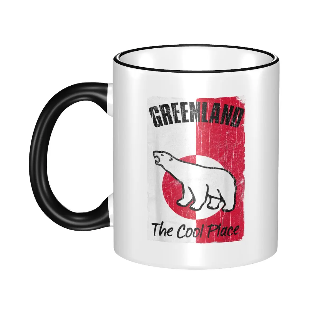 

Greenland The Cool Place Mug Cute Coffee Cup Healing Gift For Women Men