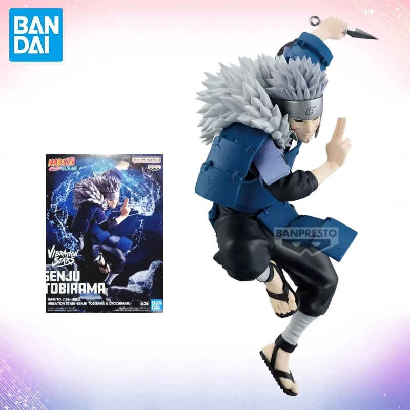 ของแท้ในสต็อก BANDAI BANPRESTO แอ็คชั่นฟิกเกอร์ วิบราชั่นสตาร์ส นารูโตะ เซ็นจู โทบิรามะ ฟิกเกอร์อนิเมะ โมเดลของเล่น ของขวัญ WB