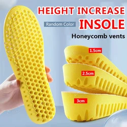 【Xxin】1.5cm / 2.5cm / 3cm Height Increase Insoles Full Insoles Shoe Cushion Pads Men Women Insole Size 35-45