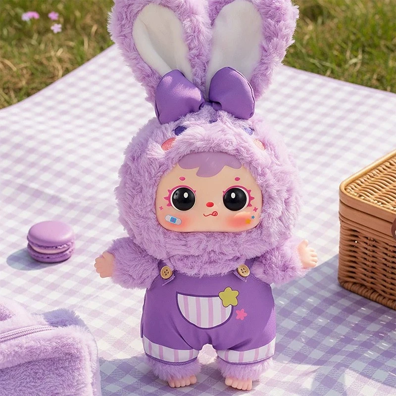 صموئيل V6 400% معكرون سلسلة الفينيل صندوق أعمى عمل الشكل الإبداعية عروسة كارتون اللعب العصرية صندوق غامض فتاة جمع هدية