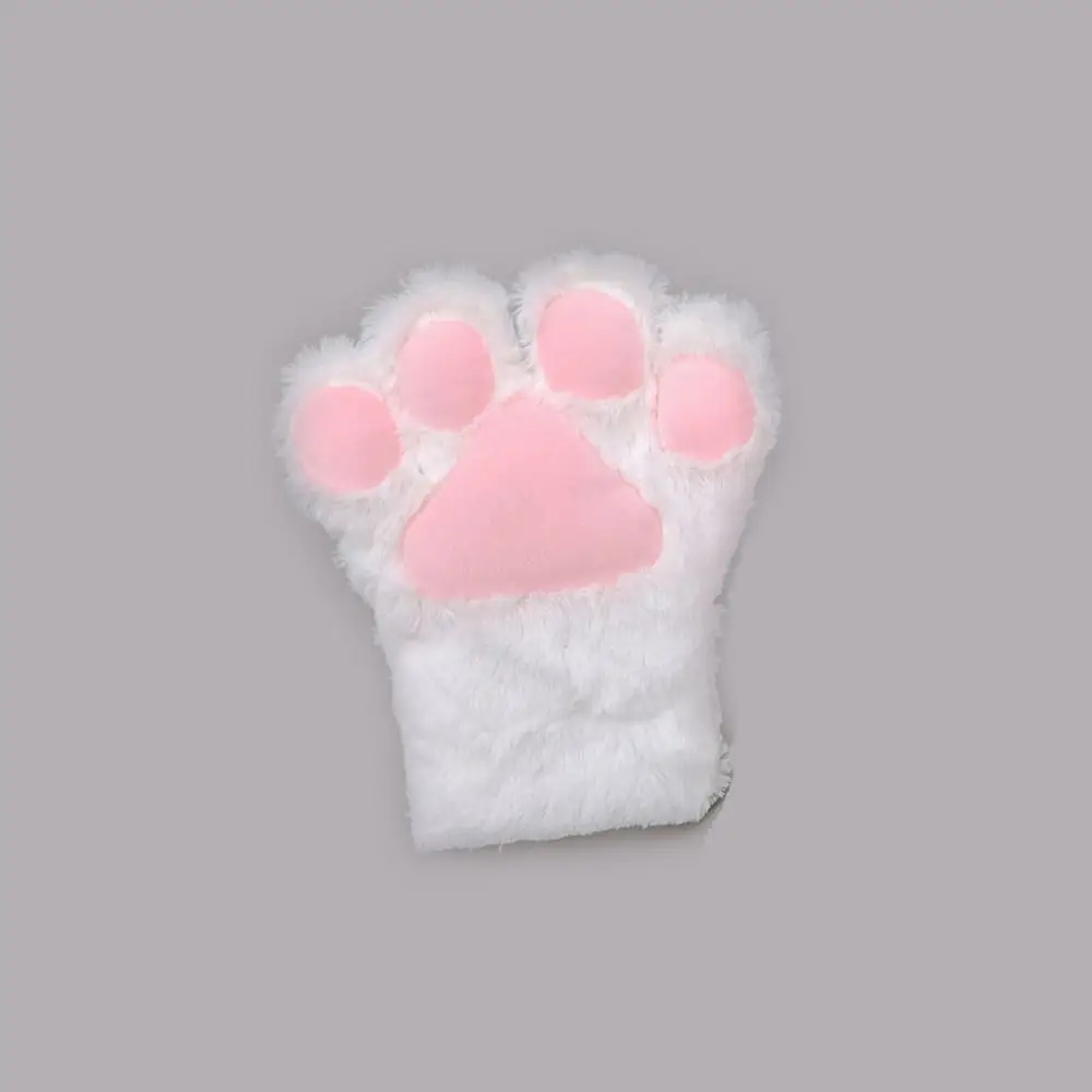 

Sweet Fluffy Bear Claw For Women Cat Claw Gloves Anime Cosplay Gloves Paw Mittens
