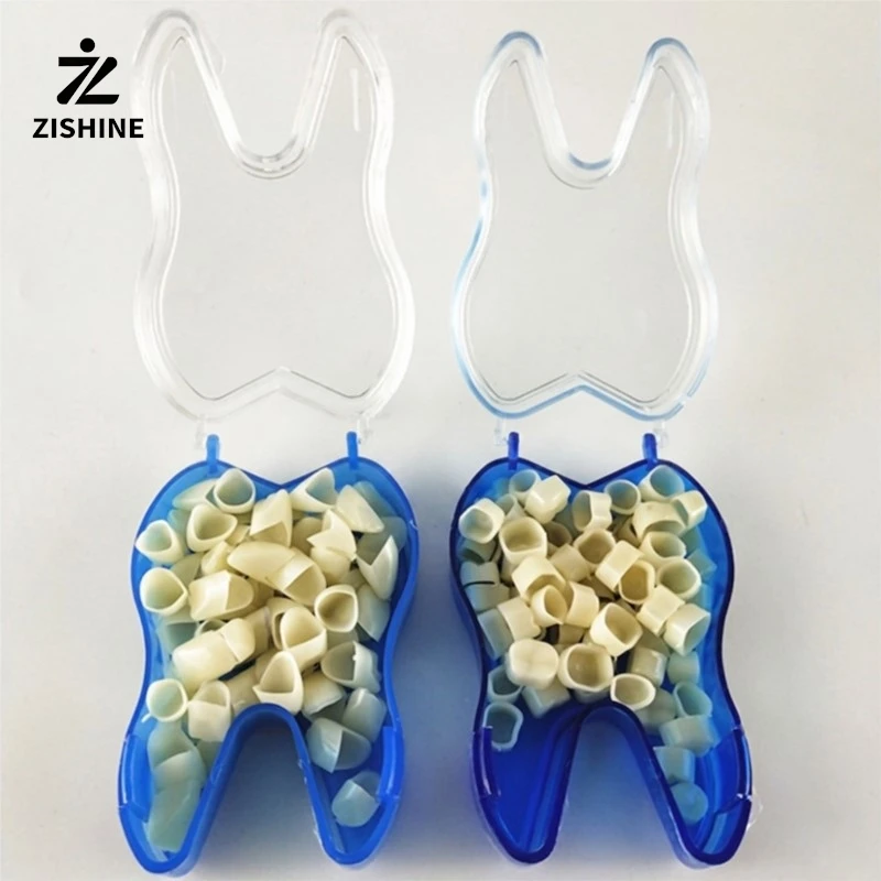 Anterior 72 Pcs & Posterior 48 Pcs Plastic Dental Temporary Crowns Temporary Tooth Restoration Kit for Oral Care Dentistry