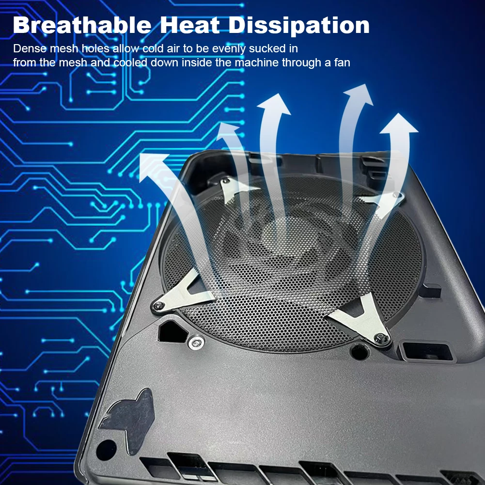 2/4 Pack Fan Dust Filter Breathable Ventilation Cooling Fan Dust Mesh PVC Anti-Dust Cover for PS5 Slim for PlayStation 5 Slim