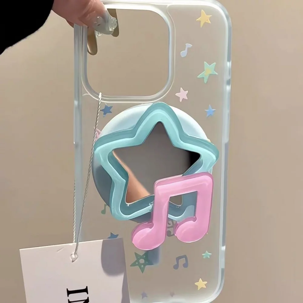 Koreańskie urocze lustro do telefonu magnetycznego Magsafe Griptok Grip Tok Stand do iPhone'a 16 Składane etui do ładowania bezprzewodowego Pierścień uchwytu