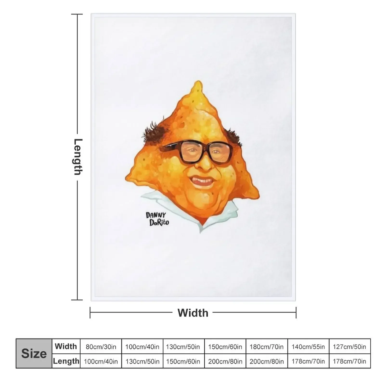 Danny DeVito - Danny DoRito Throw Blanket Soft Decorative Sofa Blankets For Bed heavy to sleep Blankets