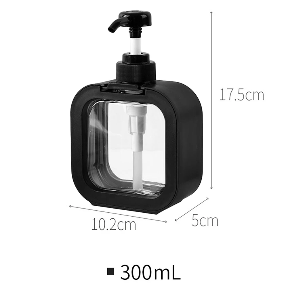 Soap Dispenser Soap Bottle 300/500ml Bathroom Kitchen Hand Soap Dish Press Type Refillable Storage Bottle Soap Bottle