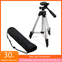 Universal Professional Portable Aluminum Tripod Stand with Bag For Canon Sony Panasonic Nikon Camera
