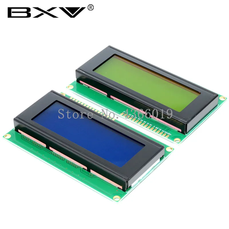 1Pcs LCD1602/1604/2004 Module Geel Groen/Blauw Scherm 16X2 16X4 20X4 karakter Lcd Display Module 1602 1604 2004 5V Voor Arduino