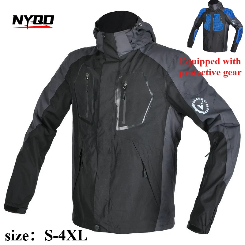 

VOLERO мотоциклетная зимняя одежда для верховой езды, водонепроницаемая плюшевая толстая куртка, осенняя одежда для верховой езды для мужчин, мотоциклетная куртка