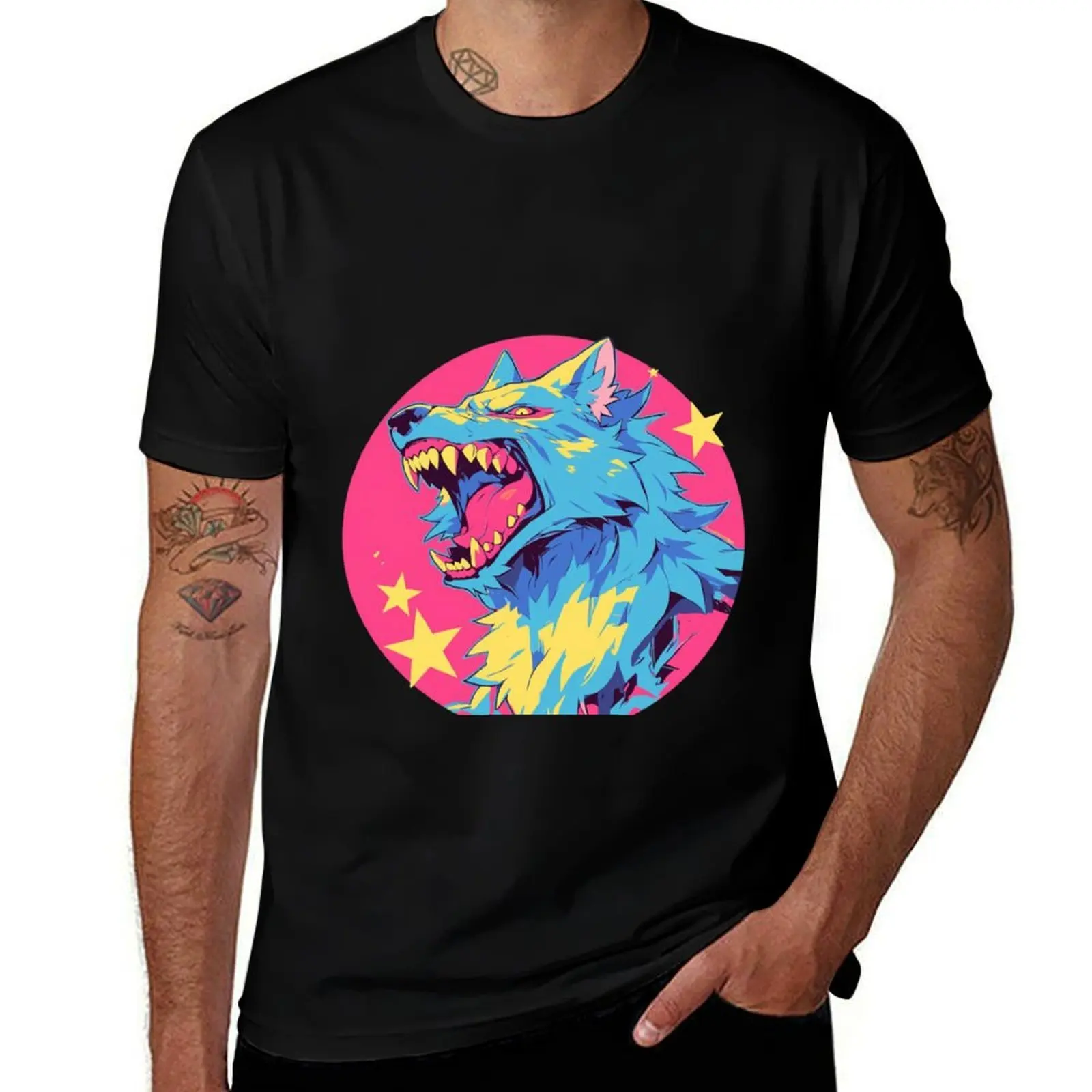 Werewolf // wolves // Halloween // wolfman haunted vibes Wolf T-Shirt Fitness Quick Dry Short Sleeve Top T-Shirt