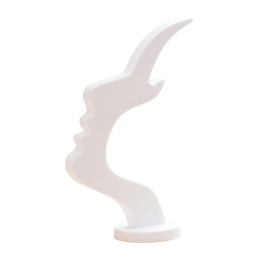 Curved Design Side-Face Shaped Eyeglass Holder Creative Artistic Lightweight Eyewear Display Rack Abstract Face Shaped Practical