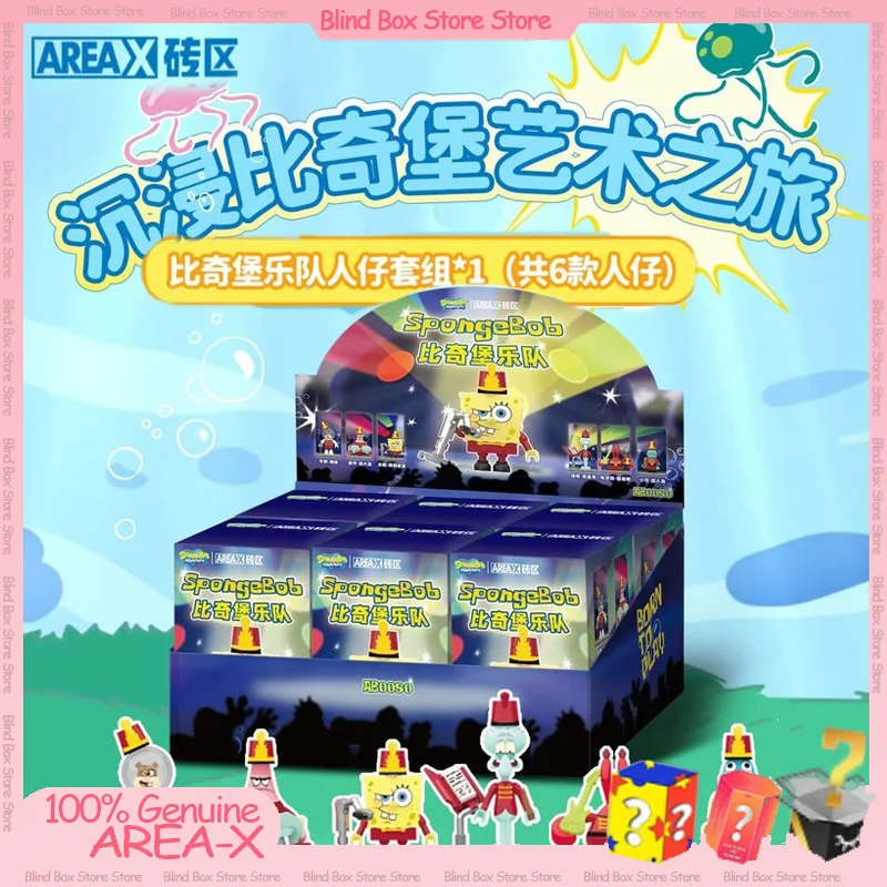 

AREAX Губка Боб Квадратные Штаны Группа Слепая Коробка Краusty Краб Патрик Звезда Кальмар Палата Квинси Щупальца Сращивание Модель Украшения Подарки