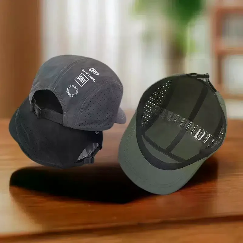 الصيف رقيقة تنفس شبكة قبعات البيسبول للرجال والنساء التخييم في الهواء الطلق الترفيه الشمس حماية التجفيف السريع المشي لمسافات طويلة القبعات